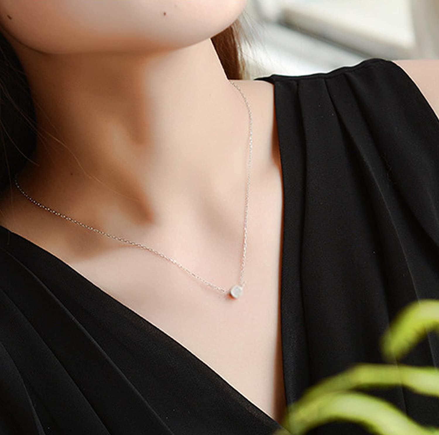 Jicidcha Sterling Silver Tiny Dot 
