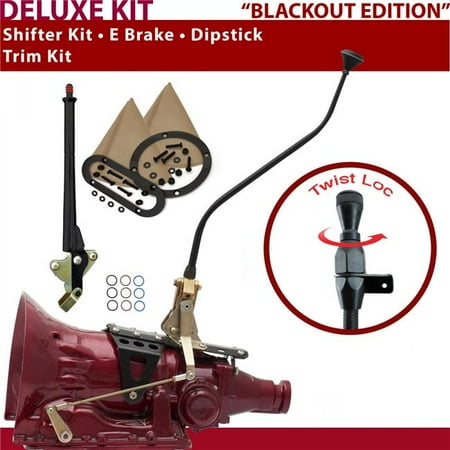 American Shifter 4L80E Shifter Kit 23 in. Swan E Brake Trim Kit Dipstick for D2AF4