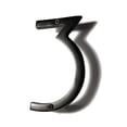 thumbnail image 2 of NACH Floating Mount House Address Shadow Number For Outside or Inside, Mailbox Number For Outside, Front Door, Garage Door, Maximum Rust Protection, Black Aluminum, 8 inch, Number 3, HH-SDW8-BLK-3, 2 of 5