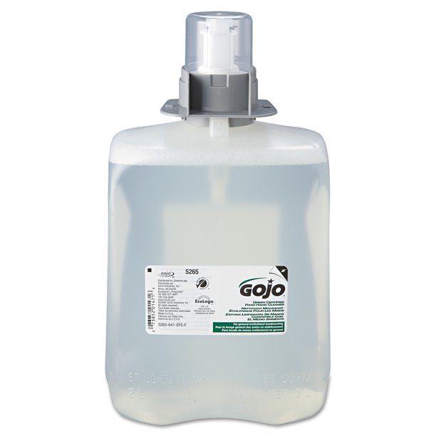 GOJO Green Certified Foam Hand Cleaner, 2000mL Refill, 2/Carton