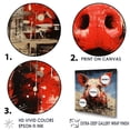 thumbnail image 3 of Designart "Swine With Flamenco Flair" Animals Pig Floater Framed Canvas Prints, 3 of 5
