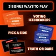 thumbnail image 5 of Don't Pick Me - A Hilariously Weird Voting Dare Party Game for Adults - 400 Different Questions & Dares - House Parties, Pregames, College Game Nights, 5 of 7