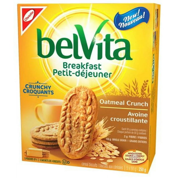 Biscuits déjeuner avoine croustillante de BelVita