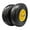 2.2" Offset, 3/4 Axle, variant on Flat Free 4.10/3.50-4 Tire with 3/4 & 5/8 Axle Bore, 3” Center Hub 10 inch Solid Tire Replacement for Hand Truck/Wagon/Garden Cart/Wheelbarrow/Dolly(Set of 2)