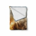 thumbnail image 2 of Nature Soft Flannel Fleece Blanket, Dazzling Big Rain Cloud over Earth Path Road Countryside Field Climate Energy Image, Cozy Plush for Indoor and Outdoor Use, 70" x 90", Multicolor, by Ambesonne, 2 of 6