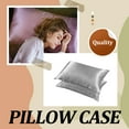 thumbnail image 4 of Funda de almohada de satén Toystoory 2 piezas Gris plateado, 4 of 6