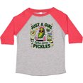 thumbnail image 3 of Inktastic Just a Girl Who Loves Pickles Girls Toddler T-Shirt, 3 of 5