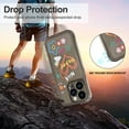 thumbnail image 6 of Case for iPhone XR (6.1 inch), TPU Phone Cover for iPhone XR, Cute Protective Camera Protection Cover for Women Girls, Black Background & Color Painting, 6 of 13