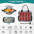 thumbnail image 4 of Small Cooler Bag Lunch Bag Portable Meal Bag Work Meal Bag Outdoor Meal Bag Travel Meal Bag Picnic Meal Bag Going Out Meal Bag Gold Fish Pattern, 4 of 6