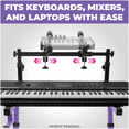 thumbnail image 5 of Liquid Stands 2 Tier Keyboard Stand Attachment with Straps - Arms Only - Adjustable Electric Piano Stand for 54 - 88 Key Music Keyboards & Synths - Double Stand Extender, 5 of 7
