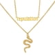 thumbnail image 1 of Tendencias de moda collar de serpiente para mujer collar de serpiente de oro collar de héroe amante, 1 of 6