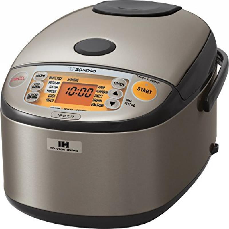 Zojirushi NP-HCC10XH Induction Heating System Rice Cooker and Warmer, 1 ...