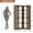 Brown, variant on Find Hidden Treasures Farmhouse Corner Bookshelf – 72.8” Tall L-Shaped Bookcase with 5 Tiers, Wood Display Rack for Office and Bedroom, Half Panel Design in White