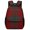style-1, variant on Red Colored Diamond Grid Backpack Durable Laptop Canvas BagsBusiness Daypack for Men Women