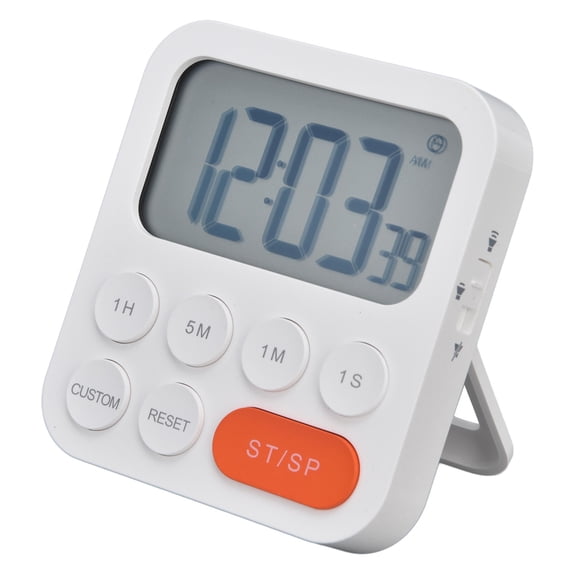 BIMZUC Digital 3‑Gear Adjustable LCD Kitchen Timer with Magnetic Stand, Countdown & Study Mode