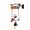 Style 01#, variant on Halloween Decoration Doorbell, 16.9" Spooky Librarian Ghost Door Chime, Cute Swing Ghost Hanging Ornament for Porch Reading Corner Home, Book Lovers & Bookworms