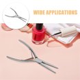 thumbnail image 3 of HIAKDOFT Precision Nail Pinching Clip Pliers Stainless Steel for Acrylic Nail Sculpting, 3 of 8