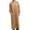 Brown, variant on jjayotai Mens Long Sleeve Tops Clearance Men's Muslim Robe Arab Middle Robe Long Style Long Sleeve Embroidered Standing Neck Pocket Long Shirt Fashion Casual Robe