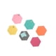thumbnail image 3 of unbranded 6Ud Sticker Autoadhesivo Hexagonal Negro De Fieltro Con Clavos De Para Y Organización, 3 of 8