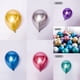 thumbnail image 3 of 50 Uds. Globos de látex metálicos de 12 pulgadas redondos gruesos decoración de fiesta de cumpleaños de boda globo de Color sólido, 3 of 8