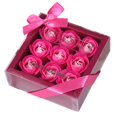 thumbnail image 2 of Jabón perfumado con forma de rosa, caja de regalo cuadrada, regalo de aniversario, aroma agradable, decoración realista para interiores y exteriores,, 2 of 8