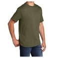 thumbnail image 4 of Mens Core Cotton Male T-Shirts Olive Drab Green S, 4 of 6