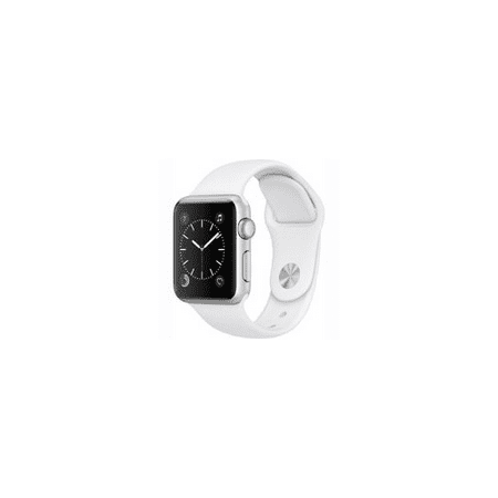 apple watch 4 silver with white band