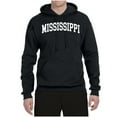 thumbnail image 2 of Wild Bobby State of Mississippi College Style Unisex Hoodie Sweatshirt, 2 of 6