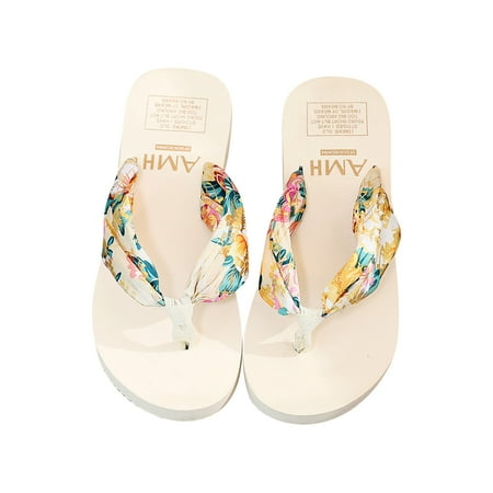 

Juebong Summer Womens Cloth Belt Thick Soled Platform Combat Boots Slope With Flip Flops Beach Shoes Slippers Beige Size 8.5