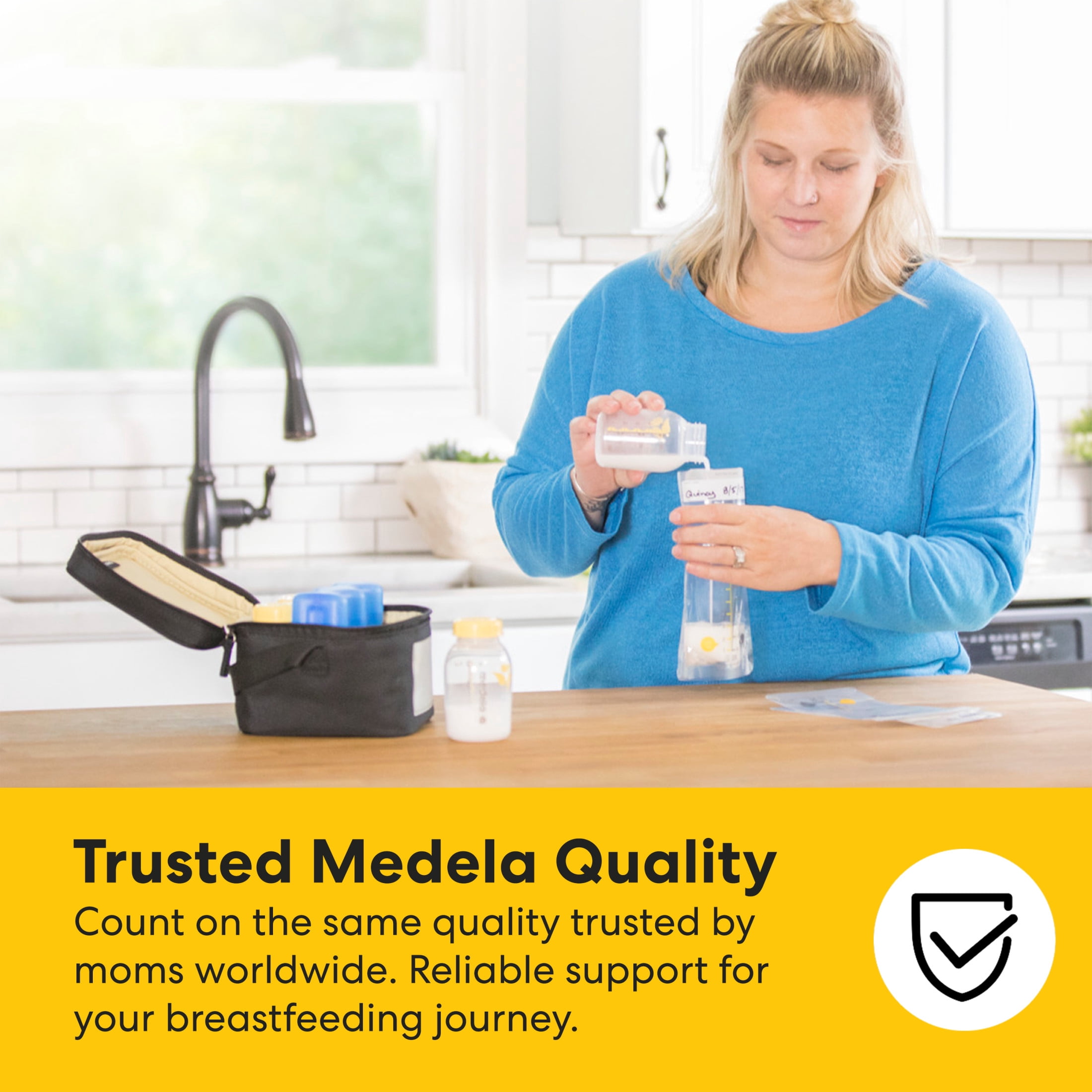 Medela Breast Milk Cooler Bag Set, 10 piece set