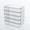 5pcs, variant on 3/5pcs Portable Storage File Boxes, Transparent Plastic Storage Bins, Office Organization and Storage, Perfect for Stationery, Durable Home Organizer Boxes with Lids, Each Container 13.5X9.3X2.8 in
