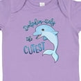 thumbnail image 4 of Inktastic Dolphin-itely the Cutest Boys or Girls Baby Bodysuit, 4 of 5