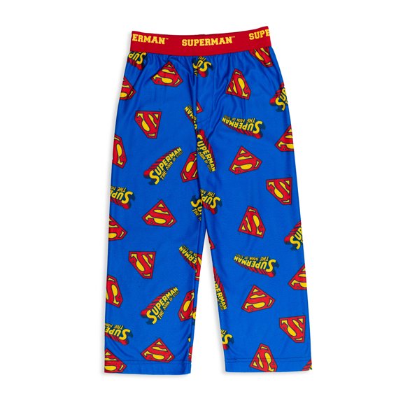 DC Comics Justice League Superman Pajama Pants Toddler to Big Kid