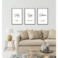 thumbnail image 2 of ELSKER&HOME 11x17 Picture Frame 3 Pack, Black 11x17 Poster Frame for Horizontal or Vertical Wall Mounting, Sturdy and Scratch-proof, 2 of 7