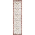 thumbnail image 1 of Pasargad Home PFH-01 2.06X10 2 ft. 6 in. x 10 ft. Heritage Design Power Loom Runner Rug, Ivory & Rust, 1 of 1
