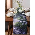 thumbnail image 4 of Spring Summer Floral Table Runner 70 Inches, Farmhouse Green Forest Botanical Bed Runner Dresser Scarves Tabletop for Indoor Outdoor Parties/Ceremony/Banquet, 13" x 70", 4 of 8