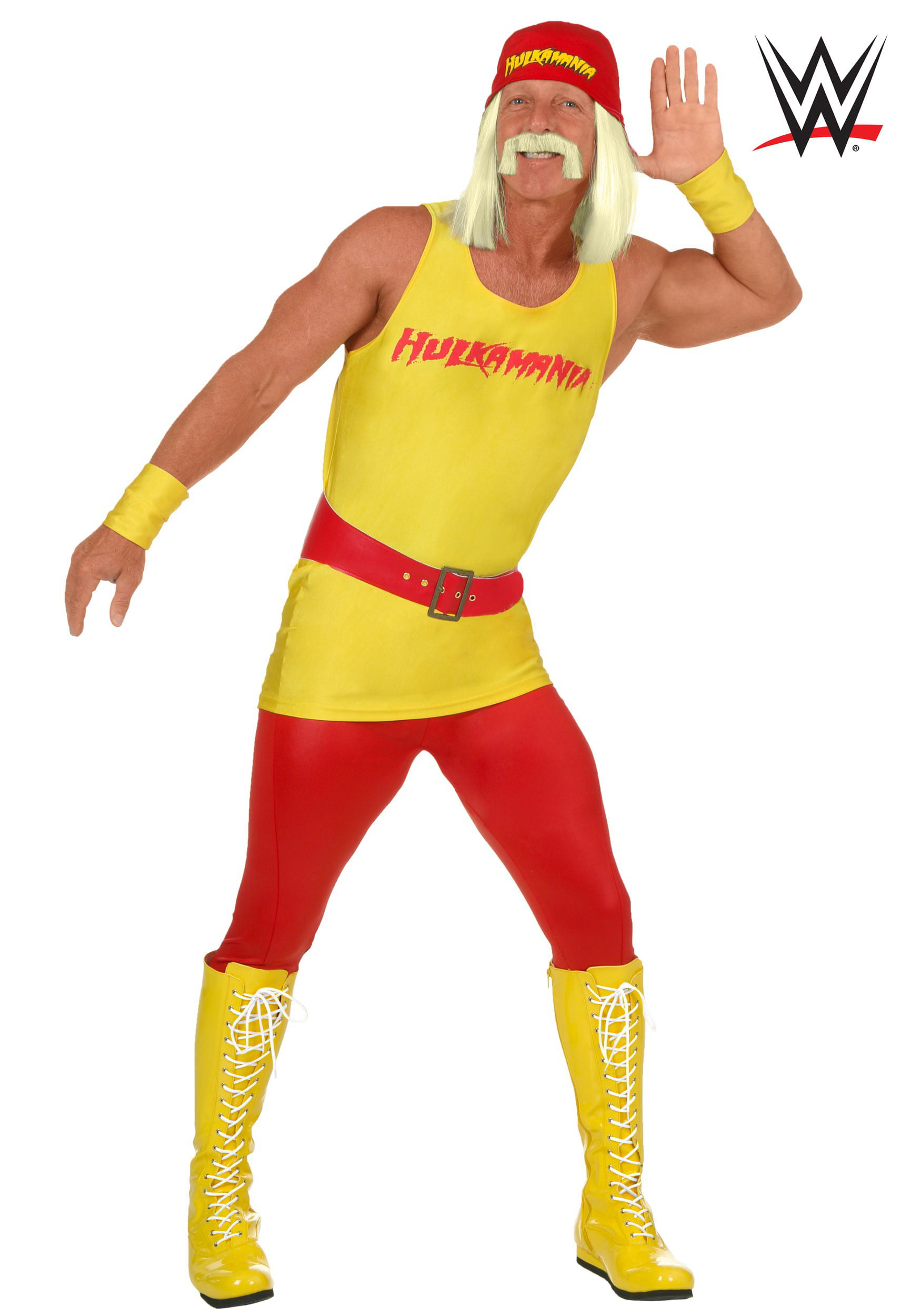 Adult Pro Wrestling Boots Choose Color WWF WWE Hulk Hogan Costume Super Hero 