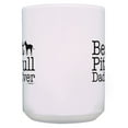 thumbnail image 3 of ThisWear Pitbull Mug Set Best Pitbull Dad Ever Dog Dad Coffee Mug 2 Pack 15oz Coffee Mugs, 3 of 4
