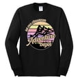thumbnail image 2 of Wild Bobby Let Our Classroom Adventure Begin Mountain Sunset Light Colors Pop Culture Men Long Sleeve Shirt, Black, Small, 2 of 6