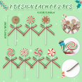thumbnail image 2 of Palillos navideños de madera TICIAGA, 14 unidades, decoración de caramelos rojos y verdes, 2 of 5