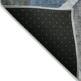 thumbnail image 3 of Addison Rugs Chantille Indoor/Outdoor Transitional Art Deco Blue Washable Round Rug, 8' x 8', 3 of 6