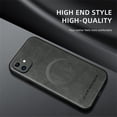 thumbnail image 2 of Allytechgroup Magnetic for iPhone 11 Case, Compatible with MagSafe Support Magnetic Car Phone Mount PU Leather Slim Phone Case for Women Men for iPhone 11, Gray, 2 of 10