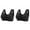 (2-Pack) D-Black, variant on (2-Pack) Rinsvye Women's Comfortable and Sexy Womens Plus Size Bras Transparent Shoulder Strap Cordless Bras Packs Backless Spongeless with Convertible Running one Shoulder Sports Bra Shoulder Stra