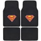 thumbnail image 1 of Bdk Warner Brothers Dc Comics Superman Accesorios Para Automóvil Alfombrillas - Ajuste Universal Delantero 26 X 16,5 Pulgadas Y Trasero 14 X 16,5 Pulgadas Juego Completo Alfombrillas Negras Con Agarre, 1 of 5