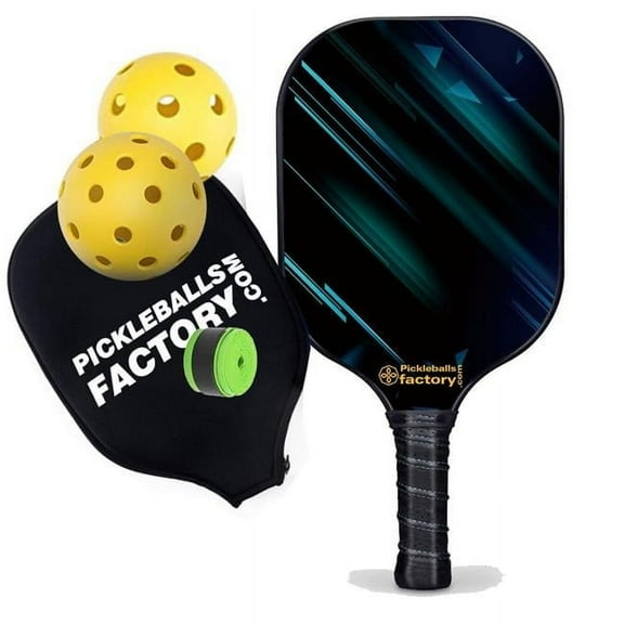 Pickleball Factory PB00054-11-C 2024 Best Pickleball Paddles - Light Shadow Pickleball Paddles for Beginners, Best Women Pickleball Paddle, Carbonfiber Graphite