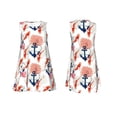 thumbnail image 7 of Logiee Koi Fish And Corals Print Summer Dresses for Women,Beach Sleeveless Flowy Pocket Tshirt Tank Sundresses,Women's Sleeveless Dress, 7 of 7