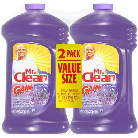 Mr. Clean Multi-Surface Cleaning Liquid with Lavender Scent, 40 oz