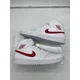 thumbnail image 1 of Ni - ke Air Jordan 1 Mid Womens White University Red BQ6472-106 Size 10.5 Women's 9 Men, 1 of 5
