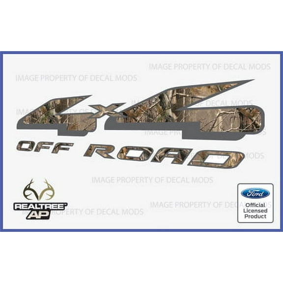 Decal Mods 4x4 Offroad Decals Stickers RealTree AP for Ford F150 (1997-2008) - AP (set of 2)