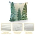 thumbnail image 4 of COMIO Birch Tree Pillow Covers Decorative Watercolor Mountain Pillow Covers Nature Forest Green Throw Pillow Covers Pillow Protectors with Hidden Zipper for Home Bedroom Decor, 4 of 5